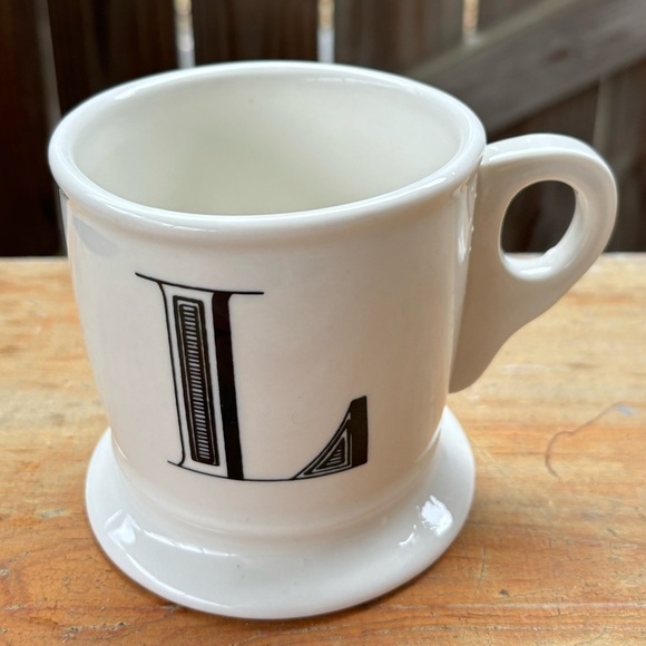 Anthropologie | Dining | Anthropologie Monogram Initial L Typeface ...